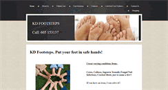 Desktop Screenshot of kdfootsteps.com
